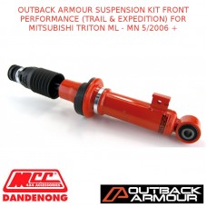 OUTBACK ARMOUR SUSPENSION KIT FRONT (TRAIL&EXPD) MITSUBISHI TRITON ML-MN 5/2006+